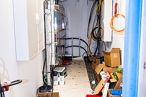 Neubau der Ev. Kita Regenbogenland: Stand der Arbeiten, 28.10.2025 (© Nico Kammermeier)