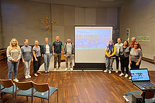 Ev. Kitaverband Mitte-West: Info-Veranstaltung für Mitarbeitende über das Projekt Jobrad (© Lena Nowak)