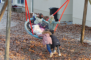 Ev. Kita Wunderhaus: Außenbereich (© Susanne Stöhr)