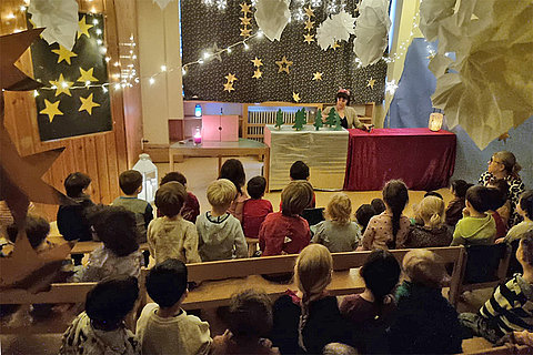 Ev. Kita Luisen: "Weihnachtsweg", Dezember 2025 (© Jermaine Mollenauer)