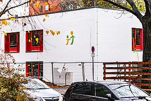 Neubau der Ev. Kita Regenbogenland: Stand der Arbeiten, 28.10.2025 (© Nico Kammermeier)