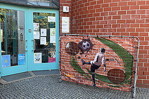 Ev. Kita Viktoria-Luise-Platz: Trikottag zur Fußball-WM, 23. Juni 2026 (© Stefanie Leipholz)
